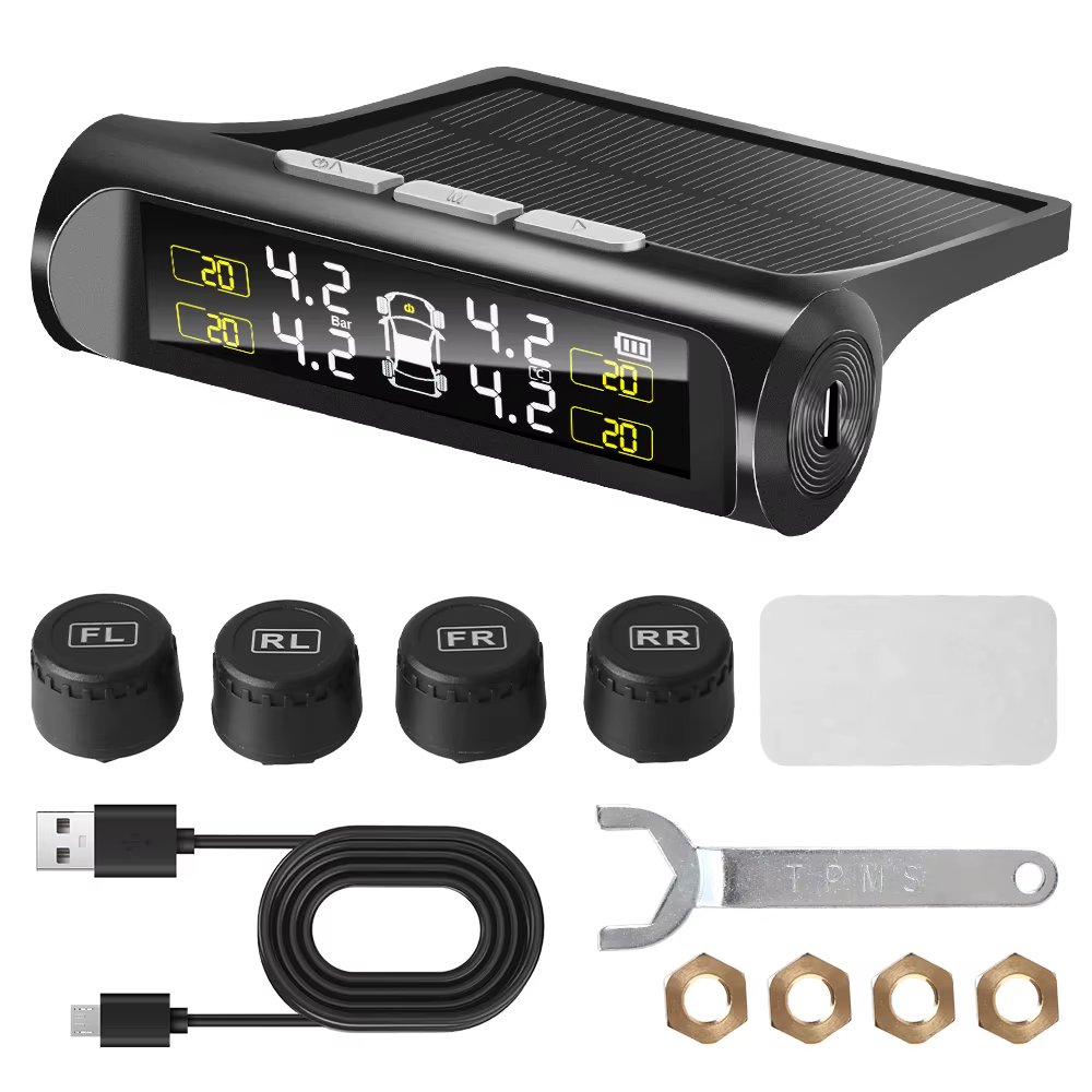 Système de surveillance de la pression des pneus, moniteur de pression des pneus de voiture, alarme 