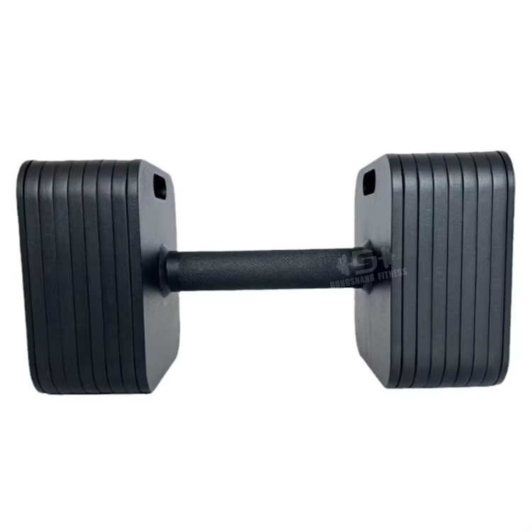 Fitness 50LB 23.5kg haltères de poids réglables carrés 5LB increments pour la salle de sport