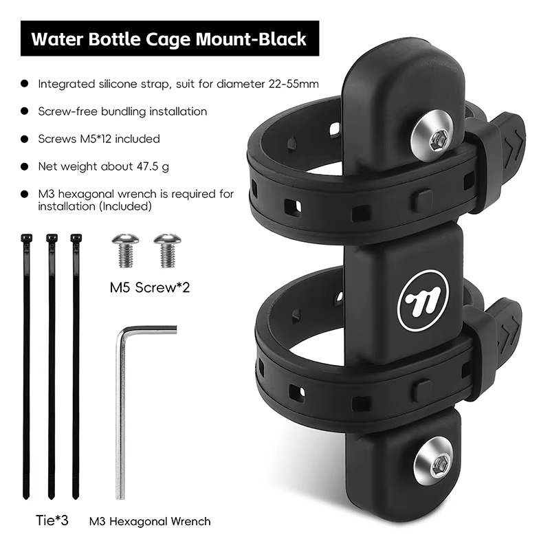 WEST BIKING – porte-bouteille d'eau de vélo, ensemble de sangles antidérapantes en Silicone, support