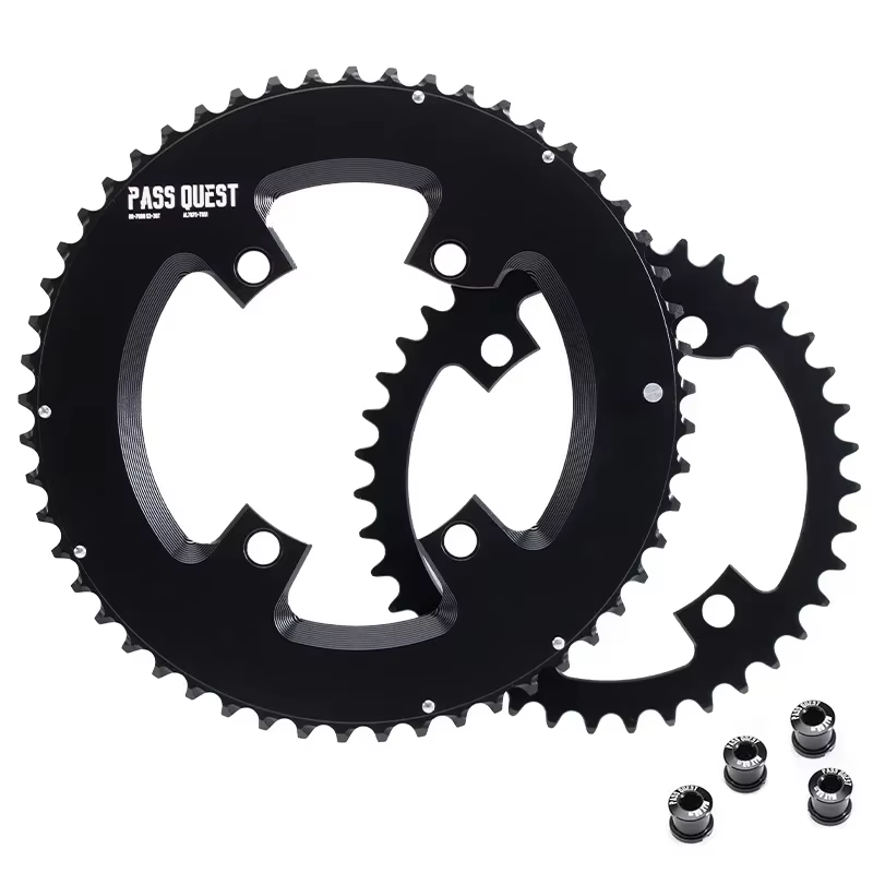 PASS QUEST 110bcd plateau pour Shimano 105 R7000 R8000 110 bcd Double anneau de chaîne de route 46/3
