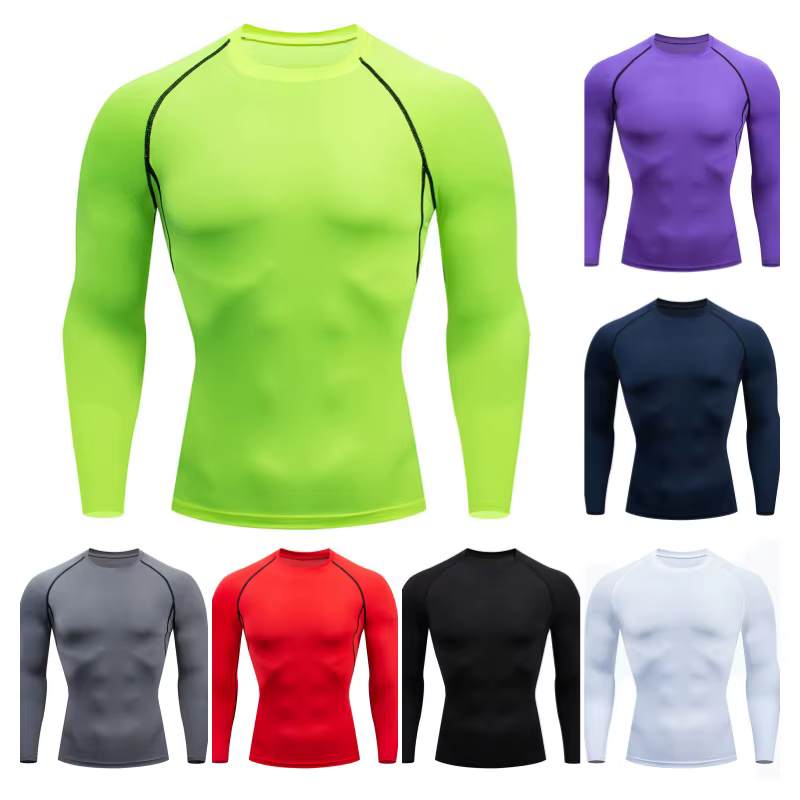 Dry Fit hommes haute qualité MMA Fitness Gym sport T-Shirt Jogging course chemise Compression respir