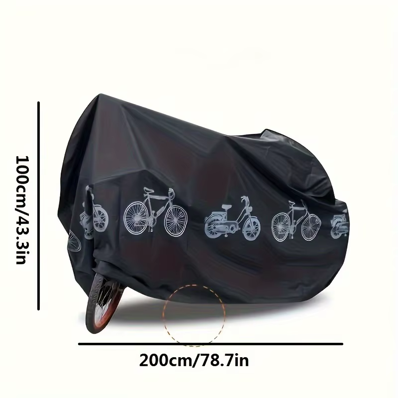 Housse de vélo toutes saisons - Matériau EVA, adaptée aux vélos électriques/vélos, résistante aux UV