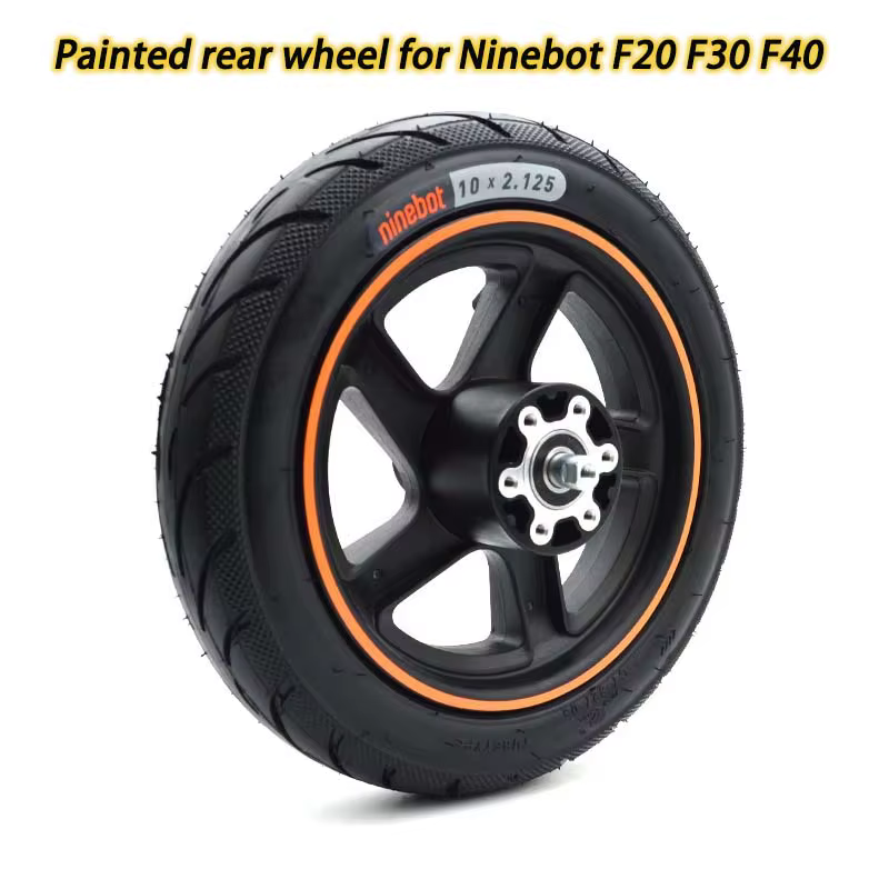 Ensemble complet de roue arrière pour Scooter électrique Ninebot F20 F30 F40, roue de moteur de moye