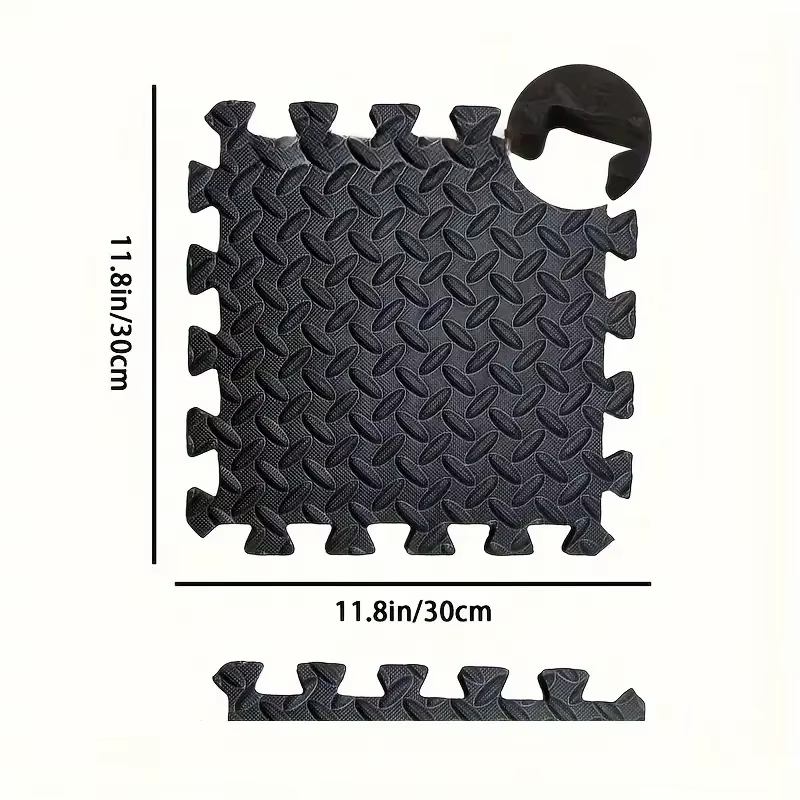 Tapis de Yoga imbriqué 30x30cm, 16 pièces, équipement de gymnastique et de Yoga à domicile, tapis de