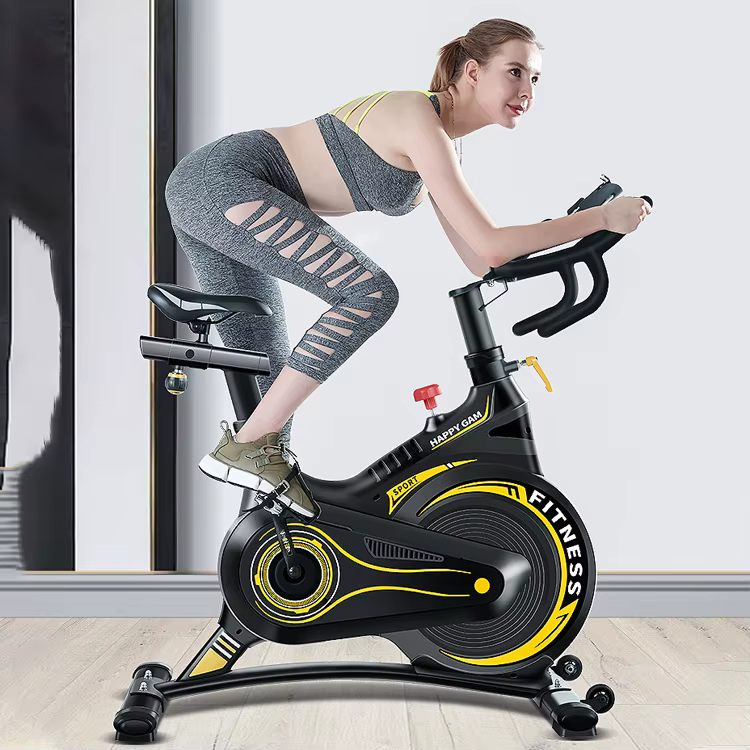 Vélo d'exercice magnétique d'intérieur, équipement de gymnastique, Fitness, 6kg, 8kg, roues motrices
