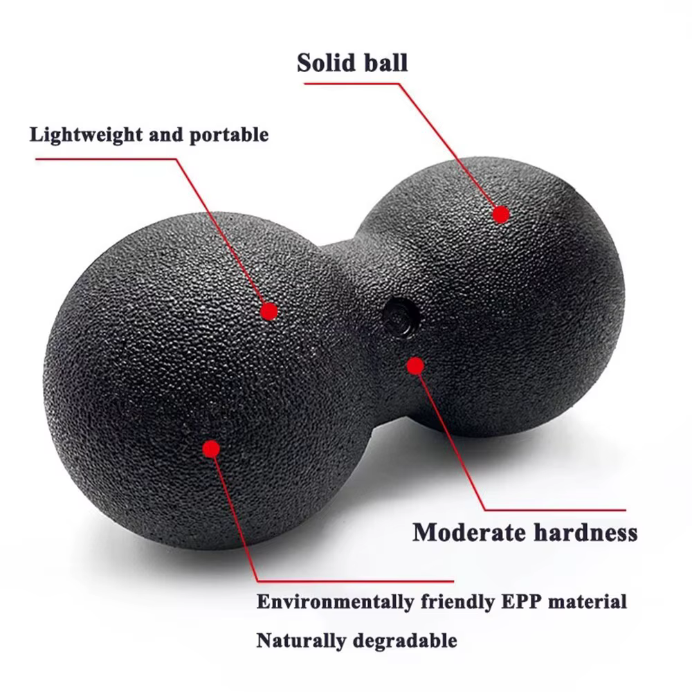EPP Peanut IkBody Énergie Fascia Ball, Yoga Foam Night, Haute Densité, Muscle Relaxation Lacrosse Ex