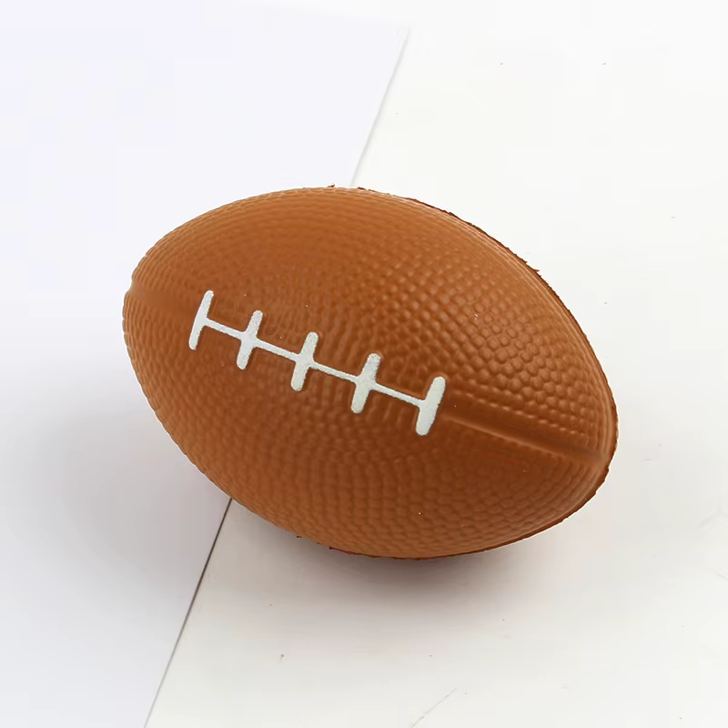 Ballon de rugby en mousse PU solide pour la relaxation et le soulagement de la pression, ballon de f