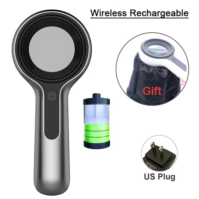 Lampe professionnelle analyseur UV de peau lampe en bois Machine de Test de peau du visage Machines