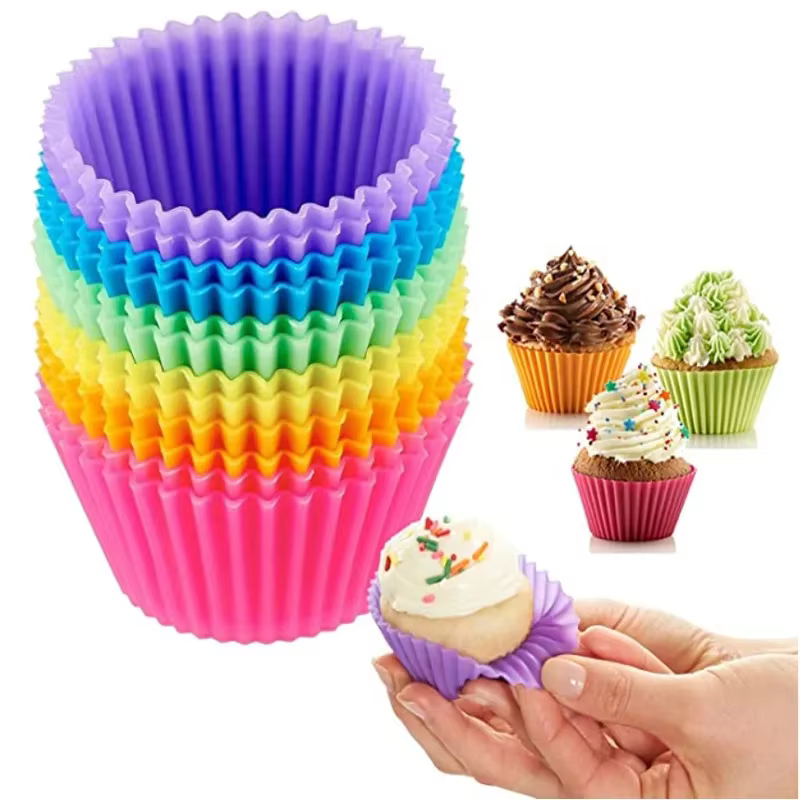 Tasse en Silicone, outil à gâteau, ustensiles de cuisson, moule de cuisson, Cupcake et Muffin pour l