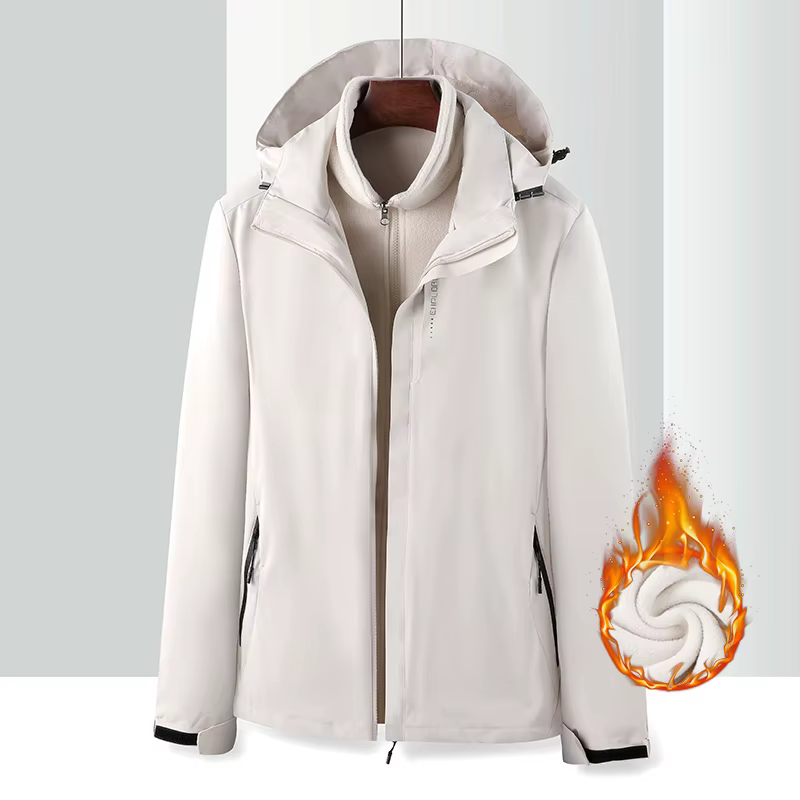 Veste d'assaut trois en un, imperméable, coupe-vent, confortable, tendance, chaude, pour Couple, cyc