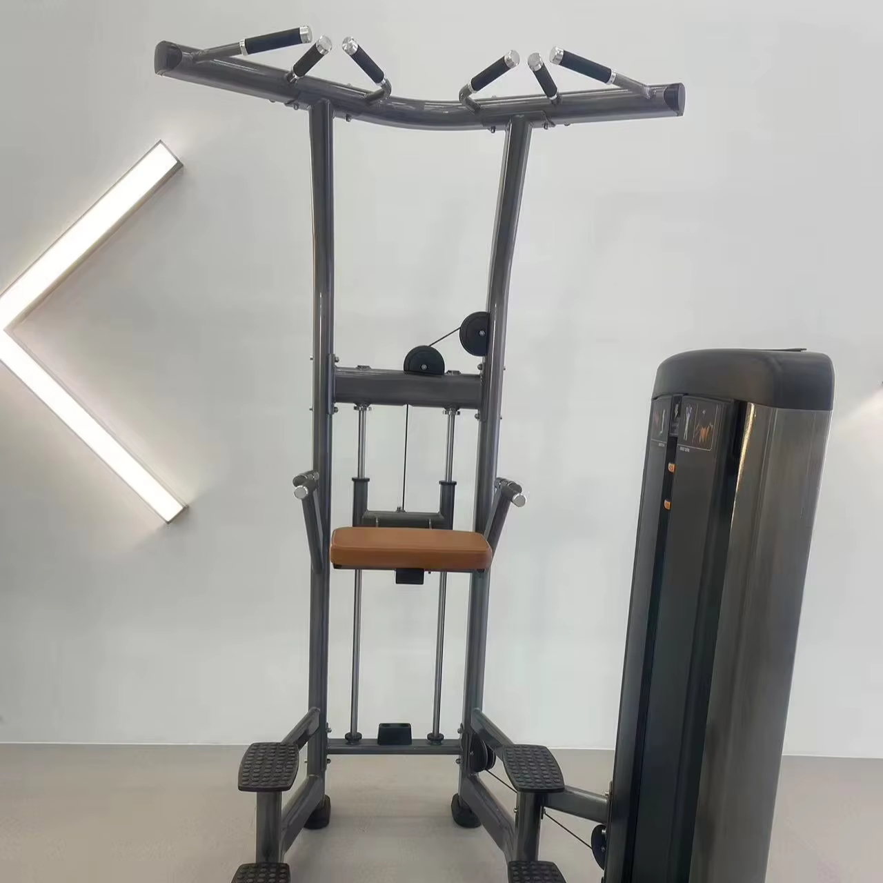Machine d'extension dorsale - Équipement de fitness réglable pour le renforcement du bas du dos - Co