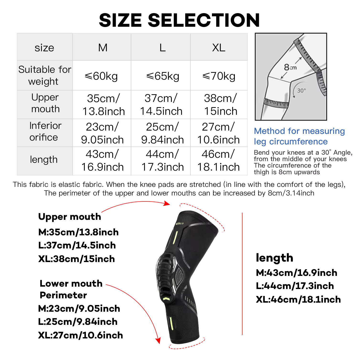 1 pièce genouillère sangle rotule soutien médiale fort ménisque Silicone Compression Protection Spor
