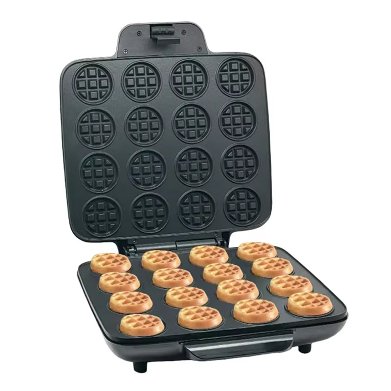 B59B-Multi gaufrier 16 moules à gaufres fer à gaufres antiadhésif avec Mini gaufrier antiadhésif à c