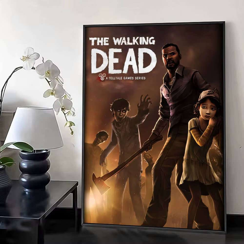The A-Walking B-Dead – affiche murale collante HD, imperméable, décoration esthétique pour la maison