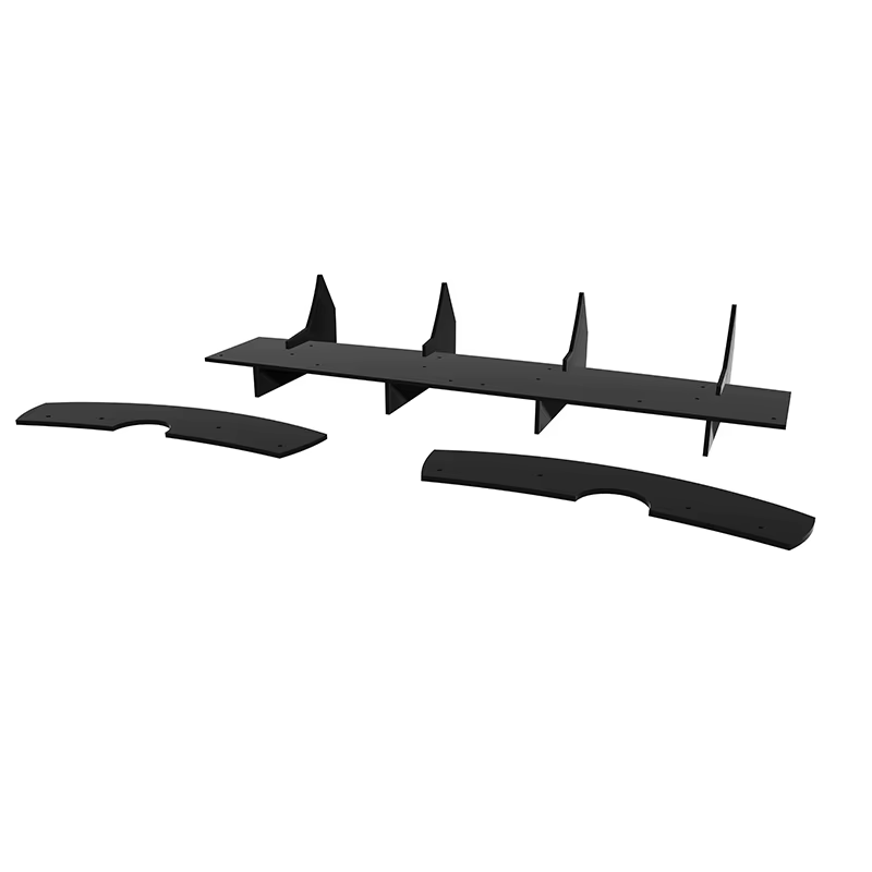 Fit Renault Megane GT Style 2015 2016 2017 2018 2019 2020 année diffuseur arrière pare-chocs lèvres 