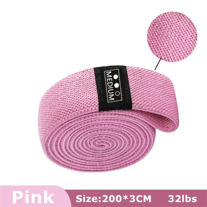 Lot de 3 bandes longues pour le travail, en tissu, pour les exercices