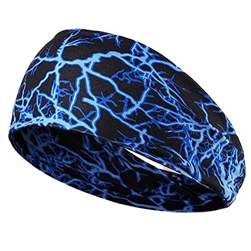 1PC unisexe Fitness Anti-transpiration bande course bandeau sport absorbant Yoga cheveux