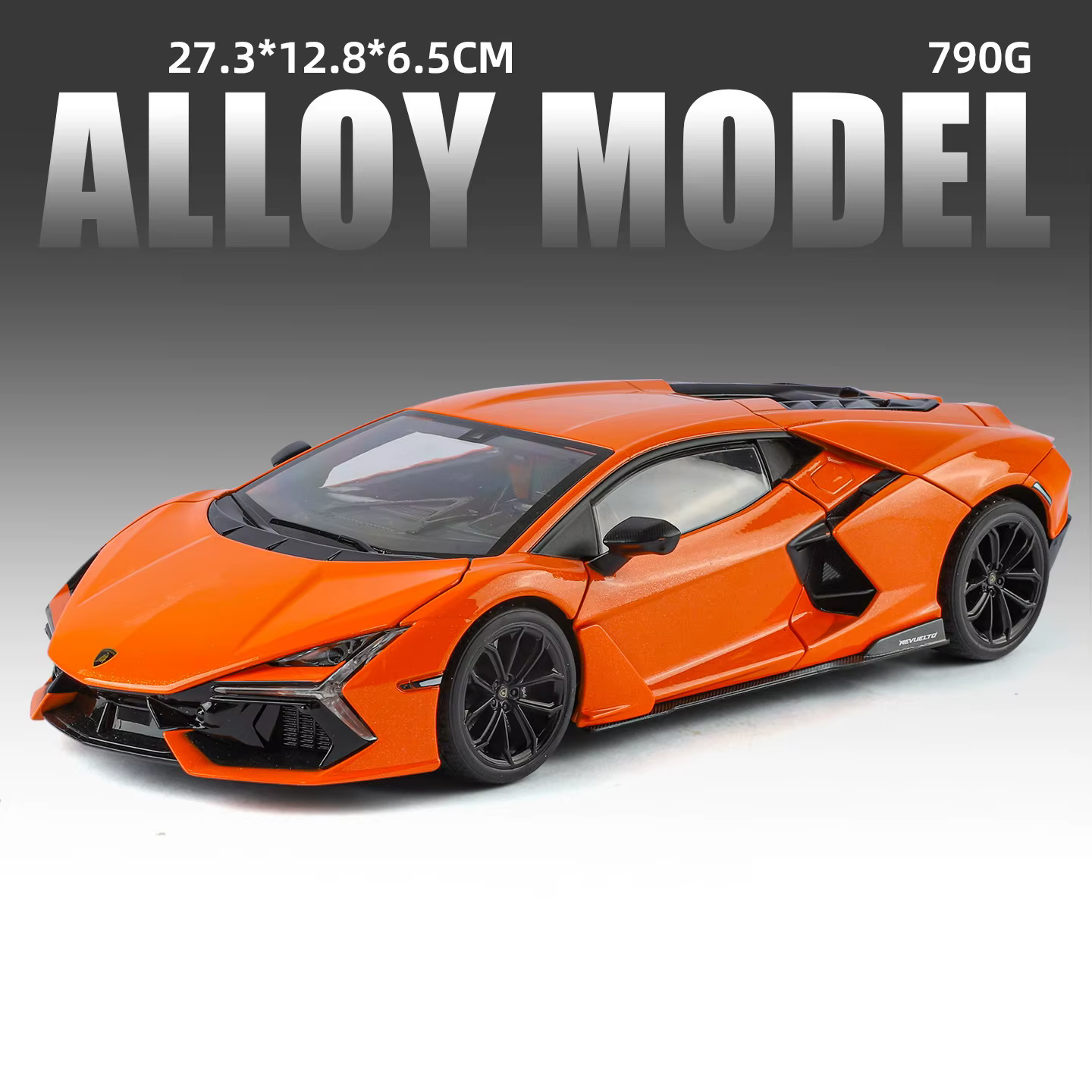Lamborghini Revuelto – modèle de voiture en alliage, son et lumière, jouet à collectionner pour enfa