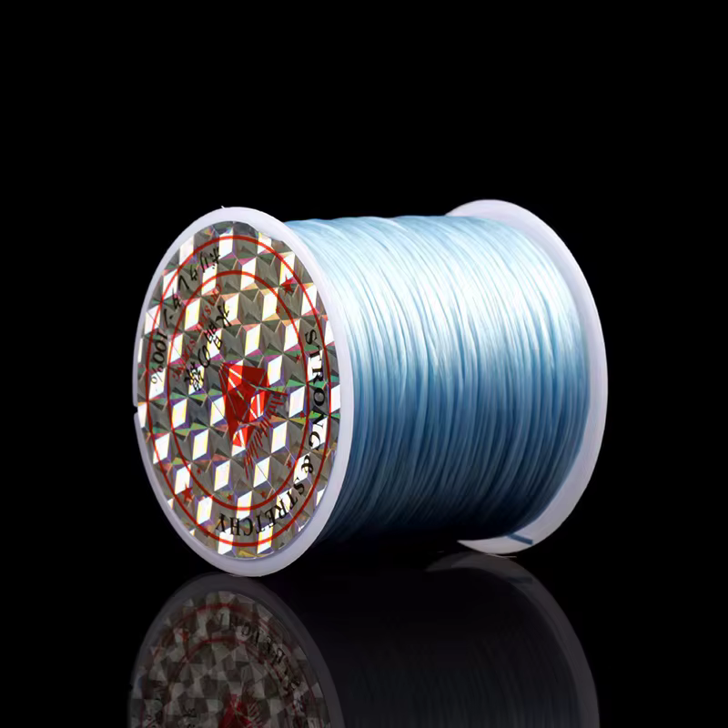 Fil à bijoux élastique extensible, 40M, 0.7mm, cordon de perles en cristal, pour la fabrication de b