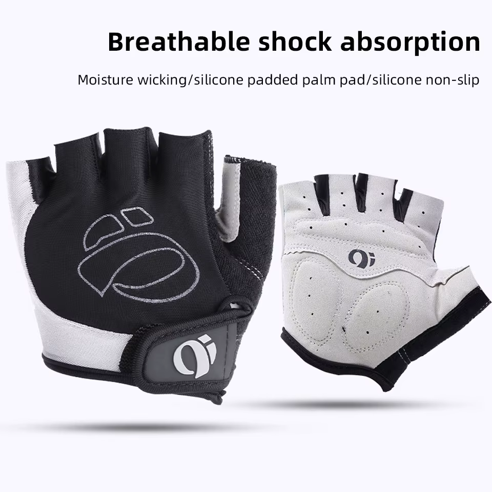 Gants de vélo demi-doigts antidérapants, absorbant les chocs, respirants pour VTT, vélo de route, en