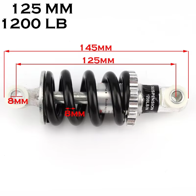 125MM 150MM 190MM 1200LBS 47cc 49CC Super Minimoto ATV Scooter électrique Mini vélo de poche amortis