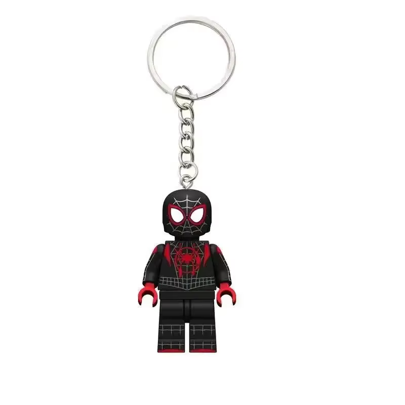 Marvel Spiderman Spider Gwen dessin animé Animation porte-clés sac d'école pour enfants pendentif ac