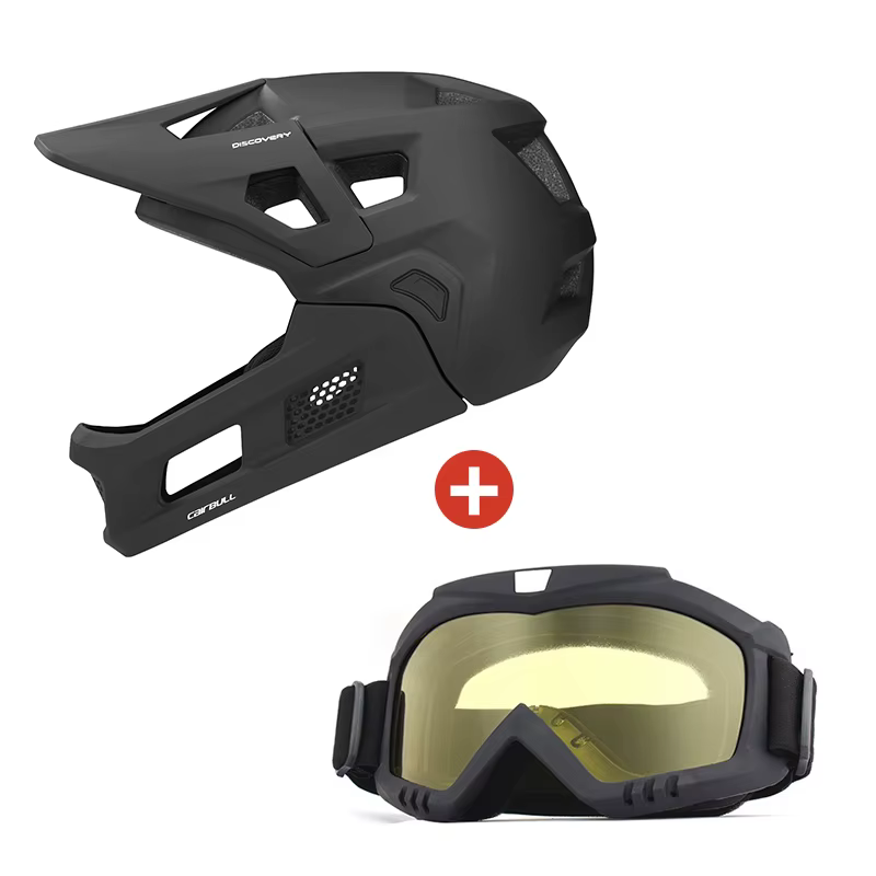 Casque de vélo vtt hommes et femmes lunettes coupe-vent lunettes casques Sports de plein air DH VTT 