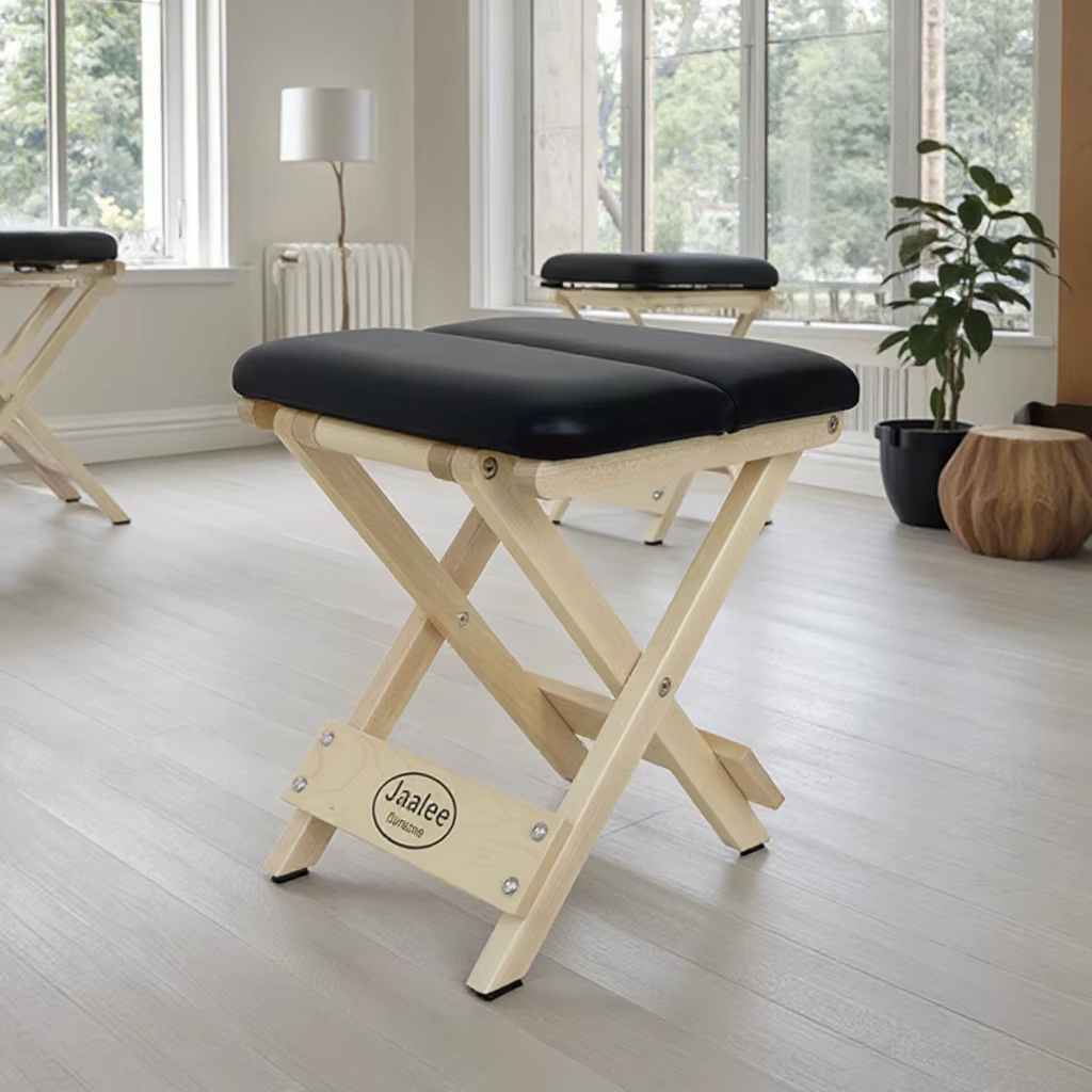 Banc Zen pliant Portable, chaise souple en bois Durable pour gymnastique, tabouret de Yoga, accessoi