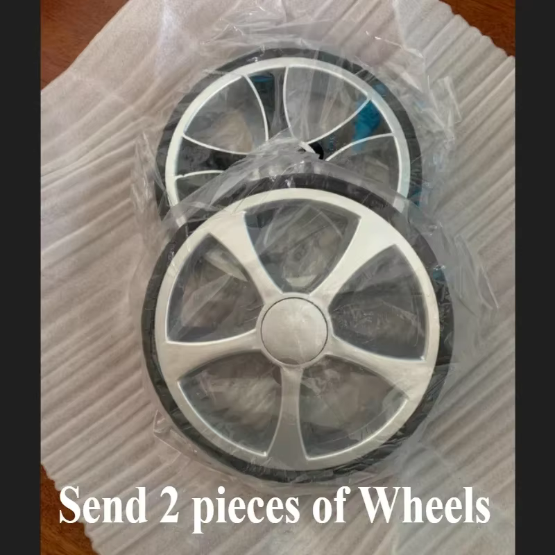 OligWheel-Roues amortissantes pour caddie, diamètre du roulement en métal de 20cm, remplacement dura