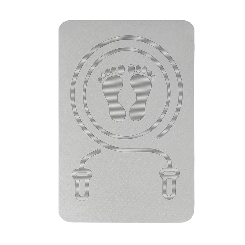 Tapis de saut à la corde 6 MM anti-bruit, tapis de sol pour exercices, absorption des chocs, tapis d
