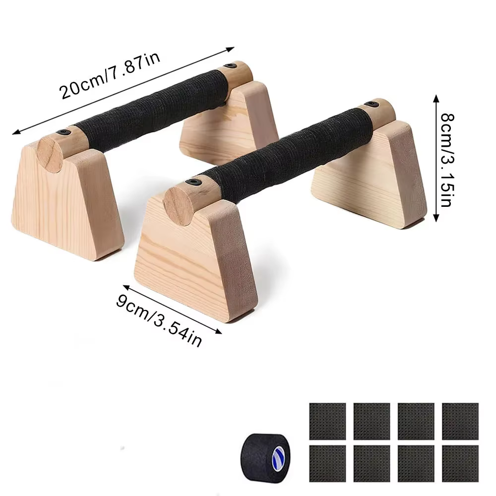Barres simples et parallèles en bois massif, équipement d'entraînement de musculation, support inver