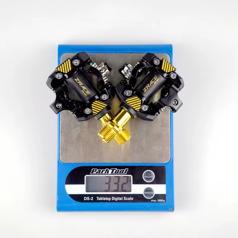 Pédales ZRACE PD-M1 SPD - OR, Pédales autobloquantes, Composants VTT pour la course cycliste, VTT, 3