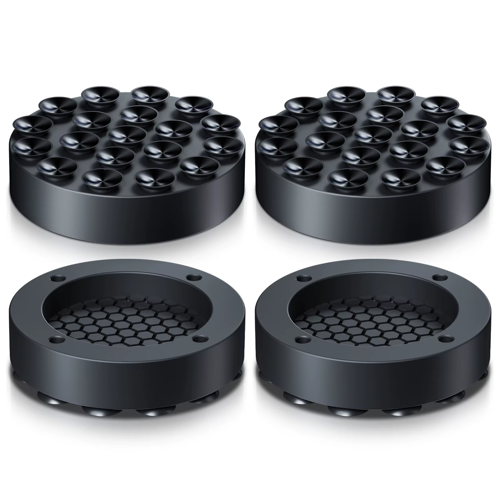 Polymères anti-vibration pour machine à broyer, coussinets surélevés RapDuty, anti-vibration, polymè