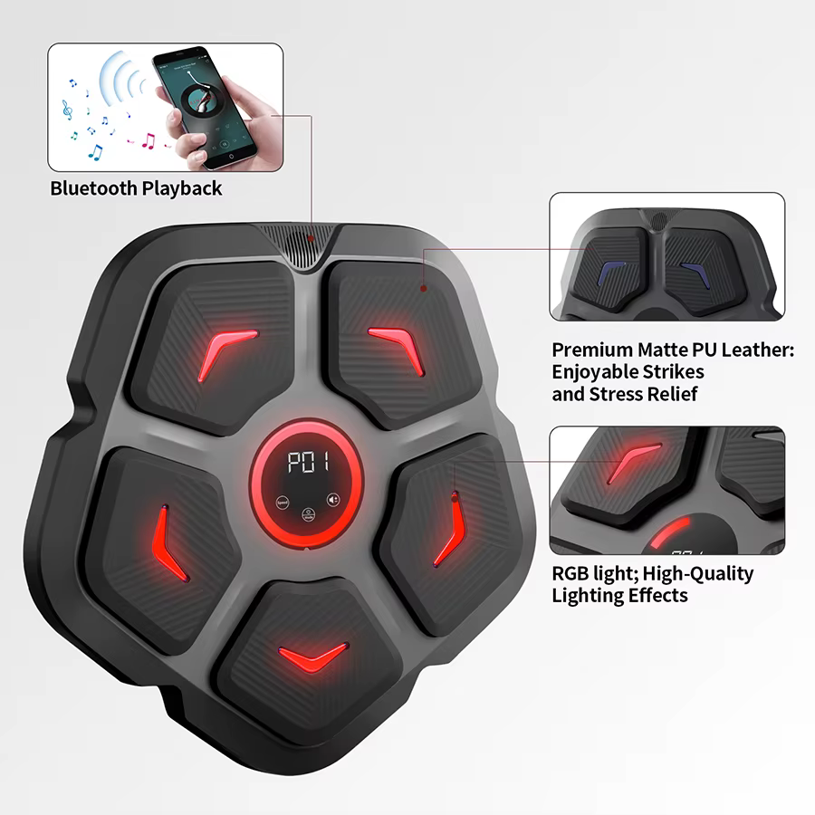 Nouvelle Machine de boxe musicale lien Bluetooth intelligent adultes/enfants sport Fitness Muay Thai