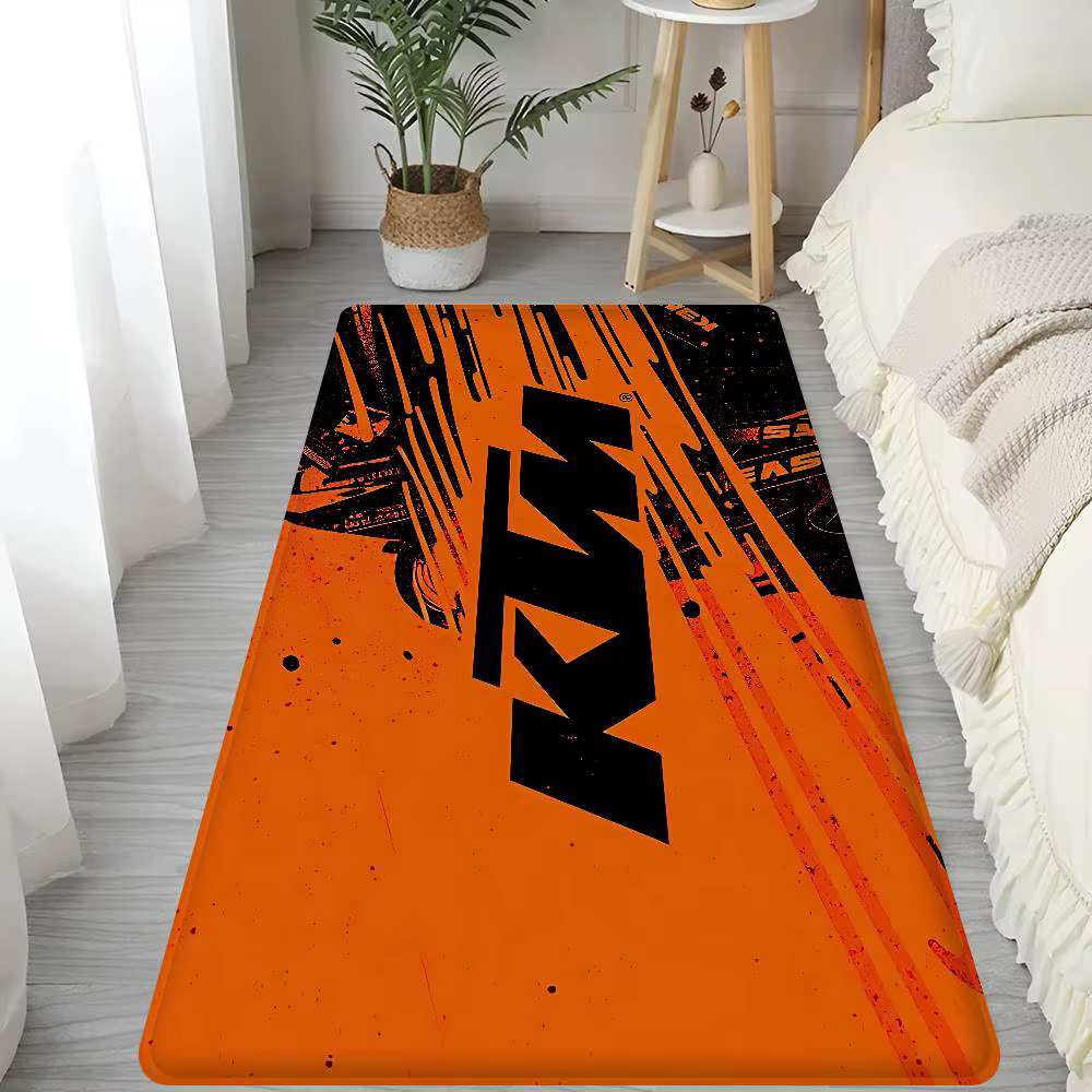 Tapis de porte avec logo K-KTM, style nordique, pour chambre à coucher, salon, balcon, antidérapant,