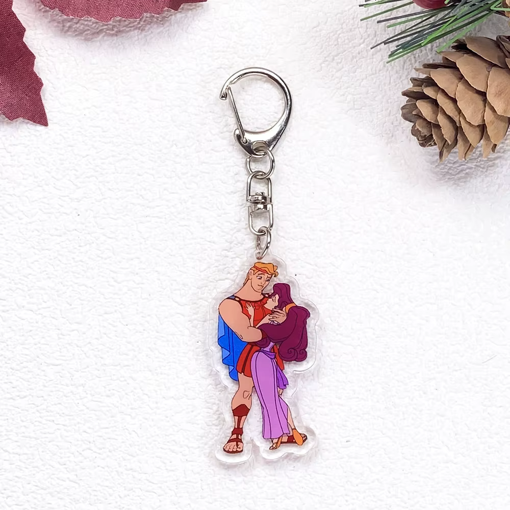 Porte-clés Disney Hercules Hades, accessoires en acrylique, breloques mignonnes, pendentif pour sac,