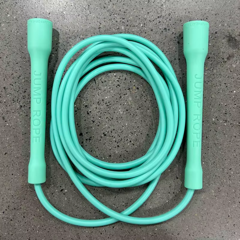 Corde à sauter en PVC de 6 mm et 3 m, optimisée pour la gym, avec longueur réglable pour l'endurance