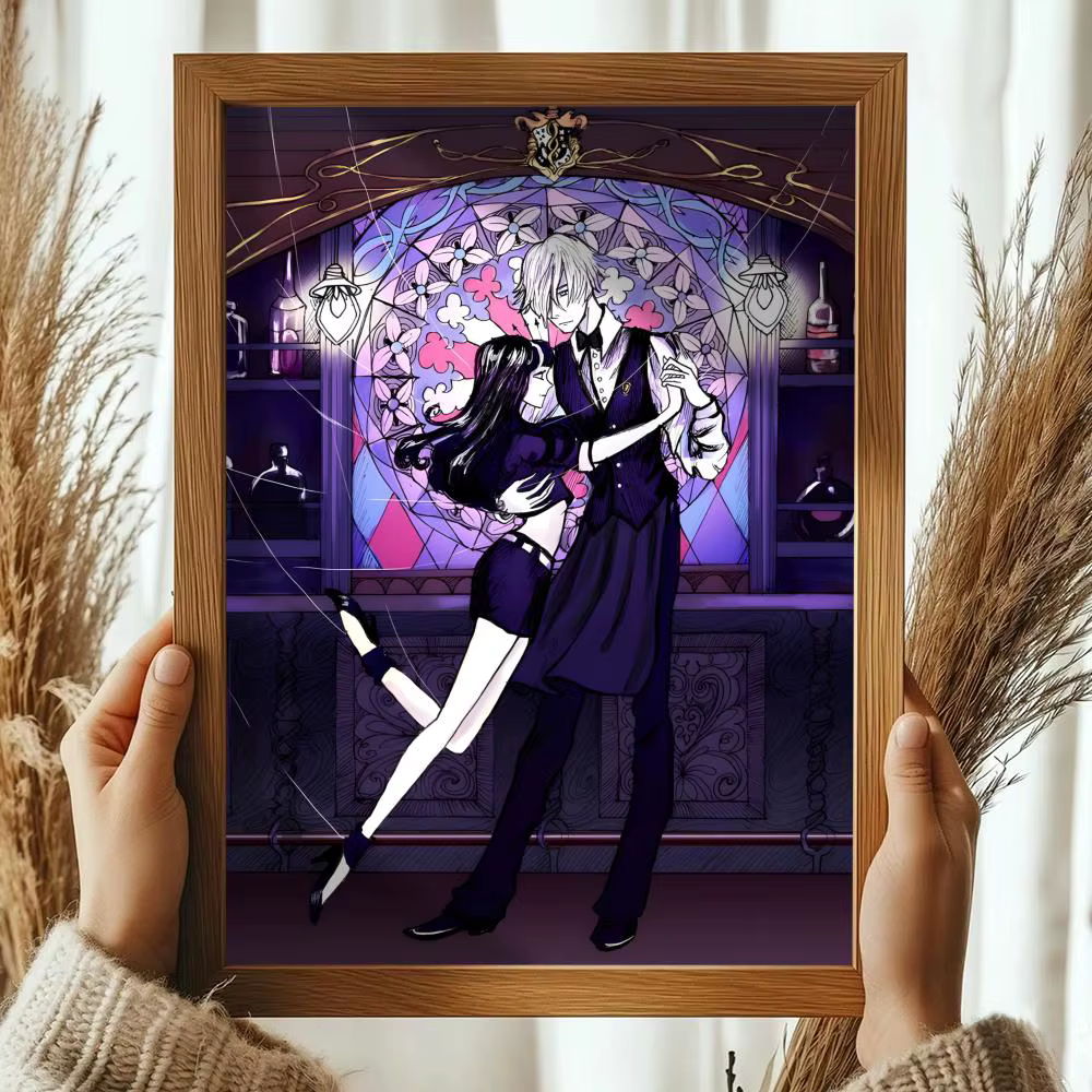 Affiche Death Parade HD, autocollant mural imperméable, décoration esthétique pour la maison, le sal