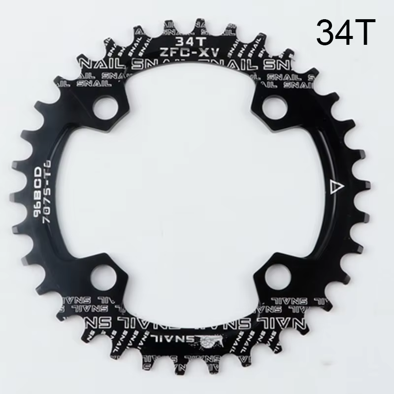 SNAIL 96bcd plateau vtt vtt simple plateau 32T/34T/36T anneau de chaîne de vélo couronne 32 dents vt