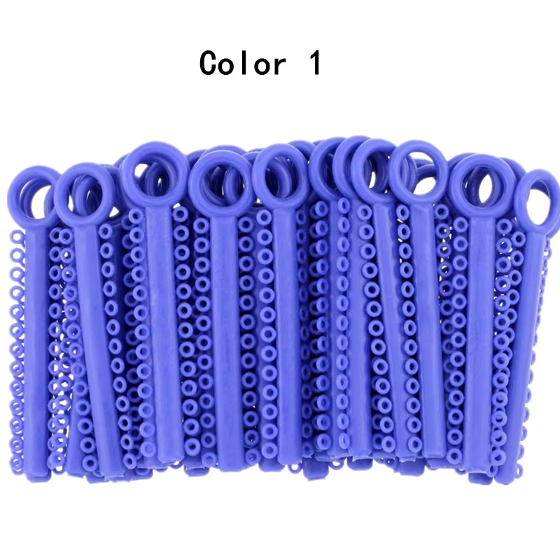 20 bâtons = 520 pièces attaches de Ligature élastiques orthodontiques dentaires bandes de caoutchouc