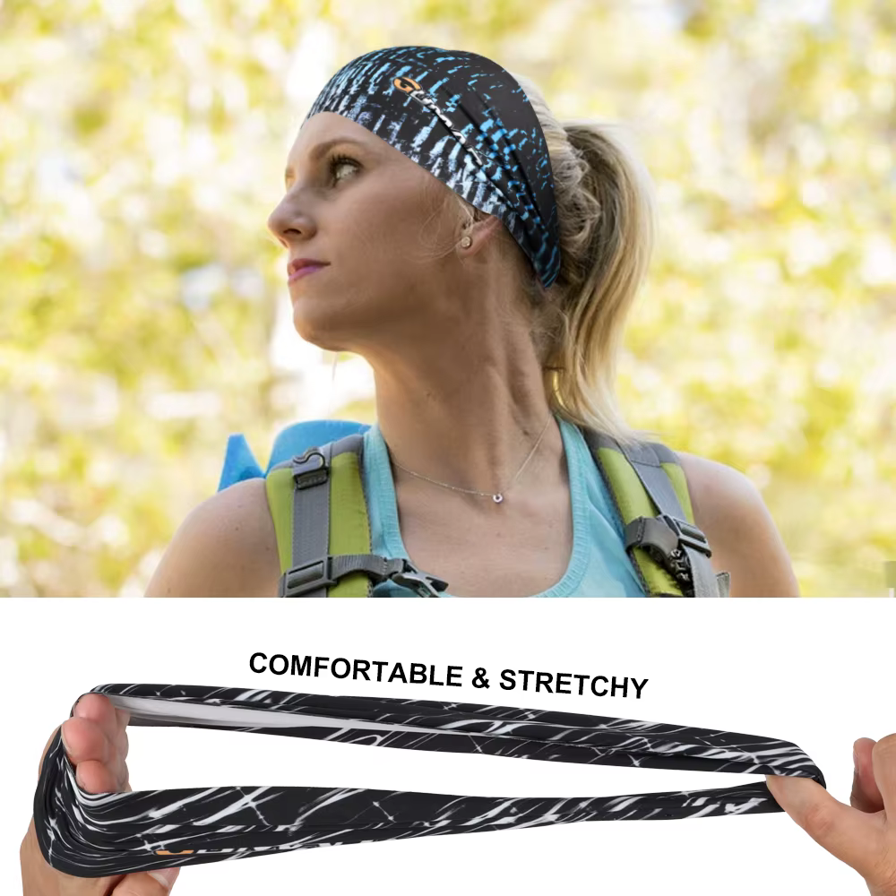 Bandeaux de Sport bandeau élastique Yoga course bandeau de cheveux bandeau de sueur entraînement Ten