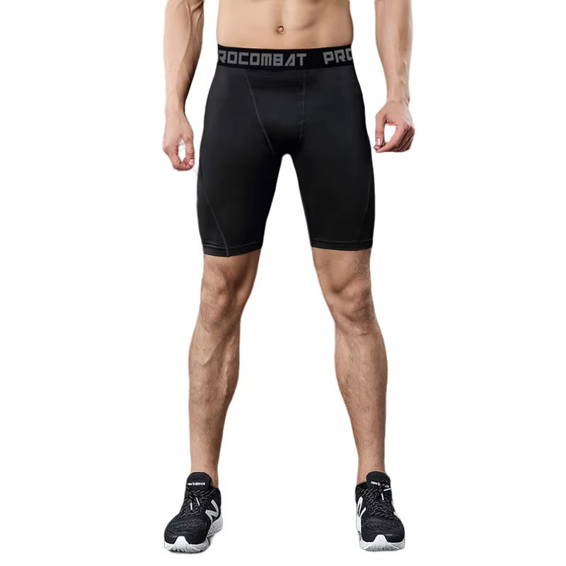 Hommes musculation Shorts Fitness entraînement entrejambe culotte de gymnastique mâle Muscle vivant
