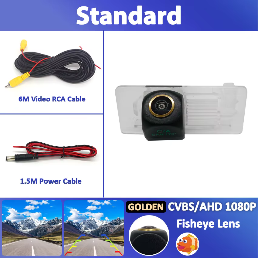 170 °   Caméra de recul pour véhicule spécial AHD 1920x1080P, pour Seat Ibiza 6J MK4 2008 ~ 2012 201