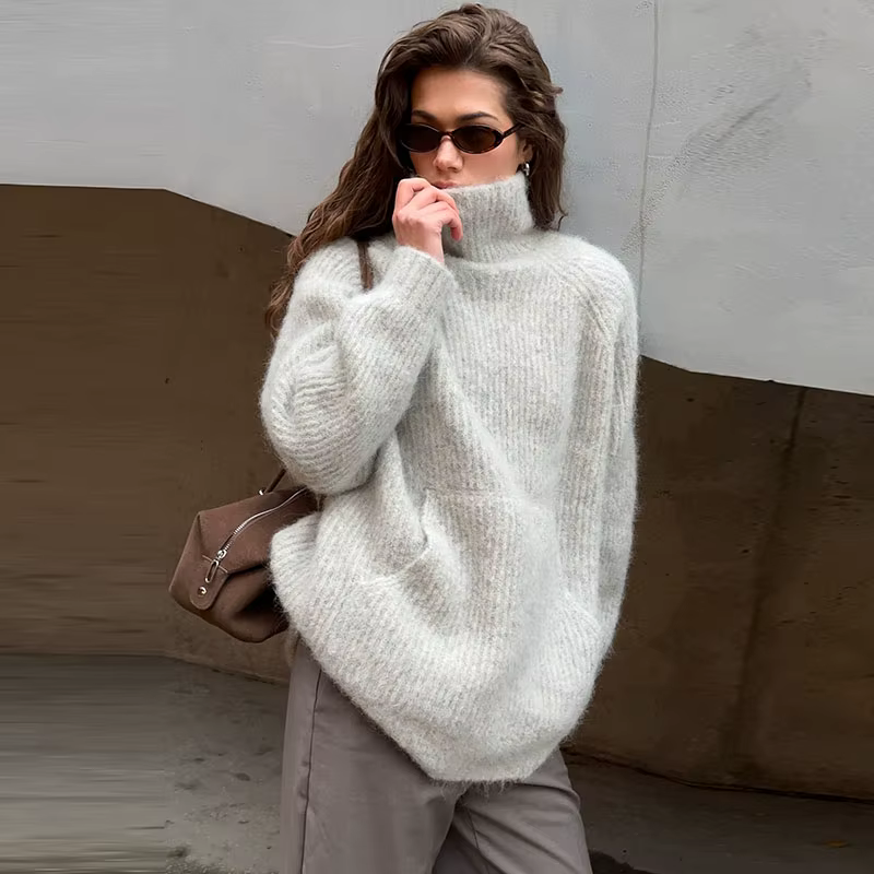 Manteaux à col à revers pour femmes, manches régulières, nouvelles vestes amples, manteau en fausse 