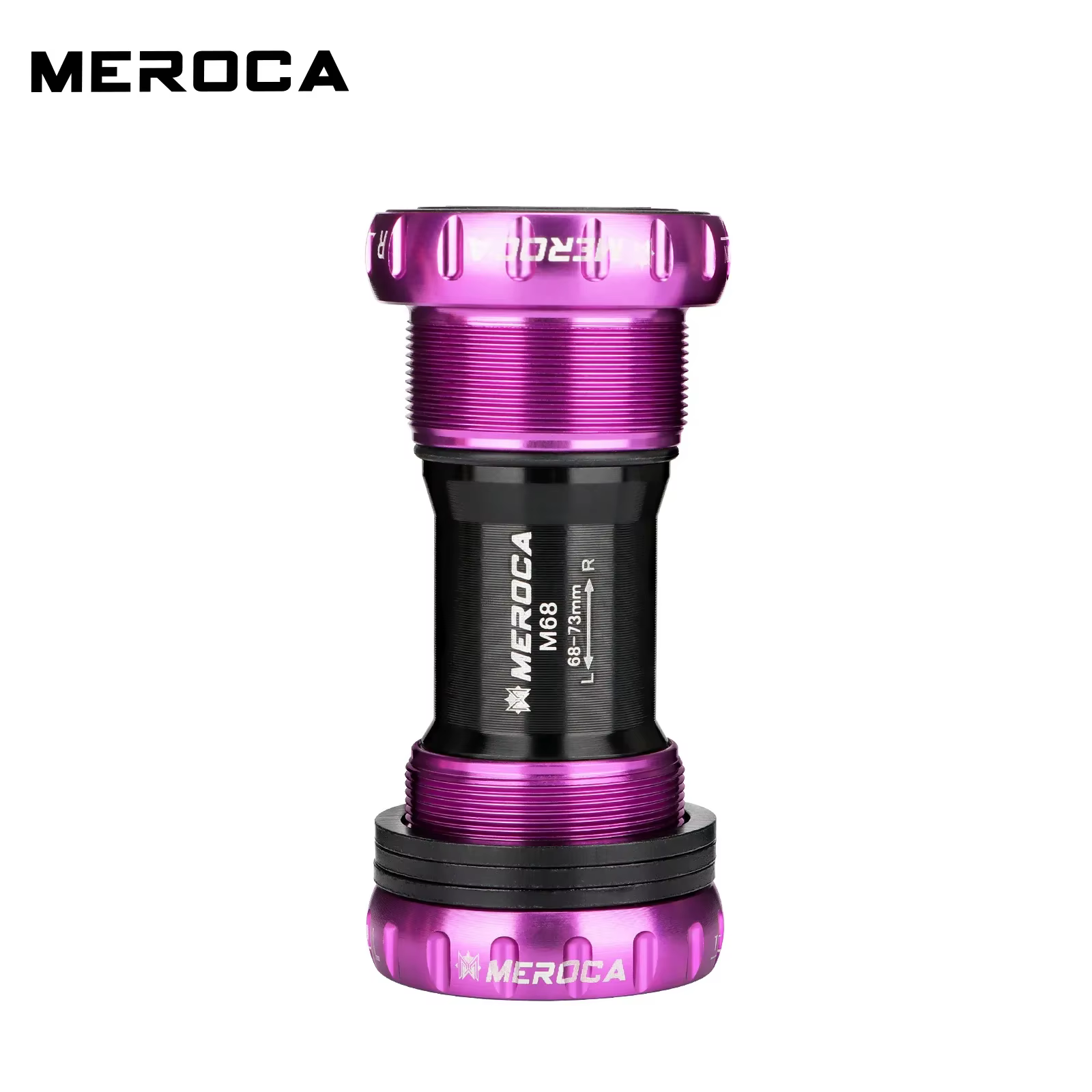 Boîtier de pédalier MEROCA BSA 24 mm, fileté M68 BB68 / 73 mm, roulement étanche pour vélo de montag