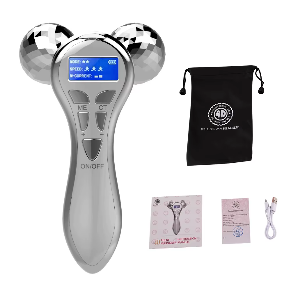 NOUVEAU Appareil de beauté électrique pour le visage, micro-courant, rouleau de massage pour le lift