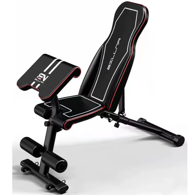 Banc de musculation réglable de Sport, banc d'entraînement d'exercice utilitaire plat pliable, assis
