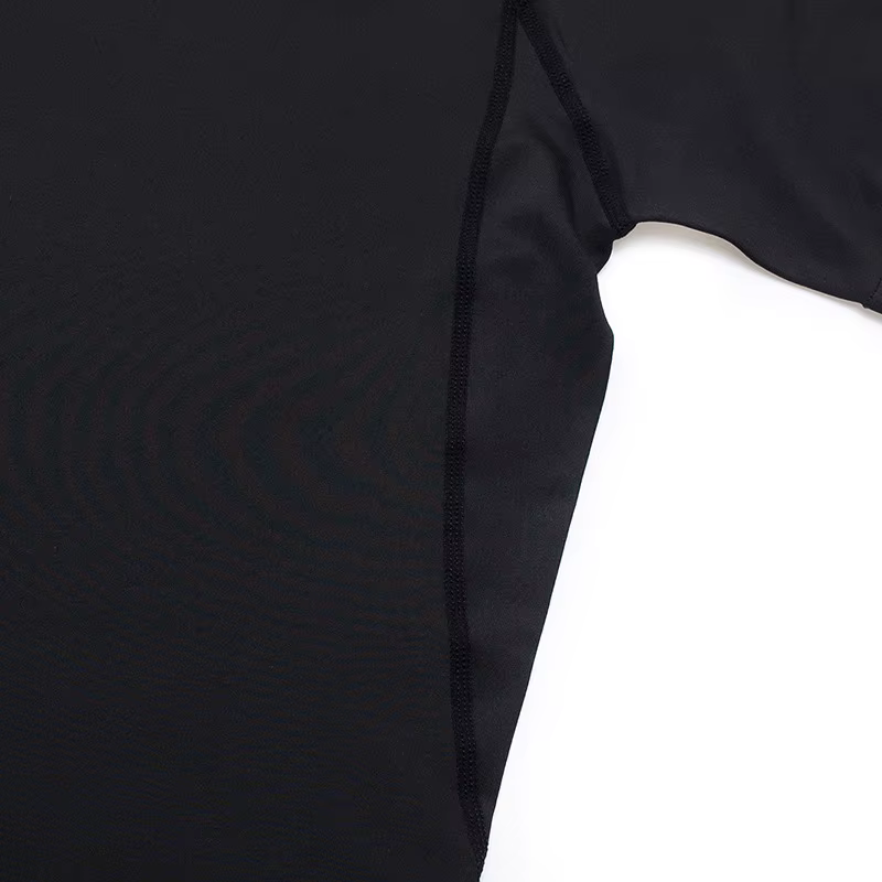 Hommes Compression course t-shirt Fitness serré à manches courtes t-shirt formation Jogging chemises