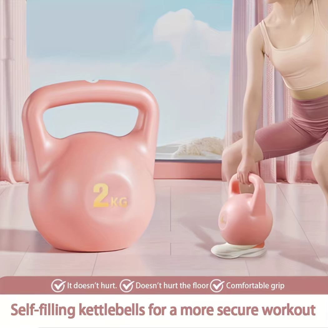 Kettlebell auto-remplissage à poids réglable, matériau PVC, équipement de Fitness multifonctionnel à