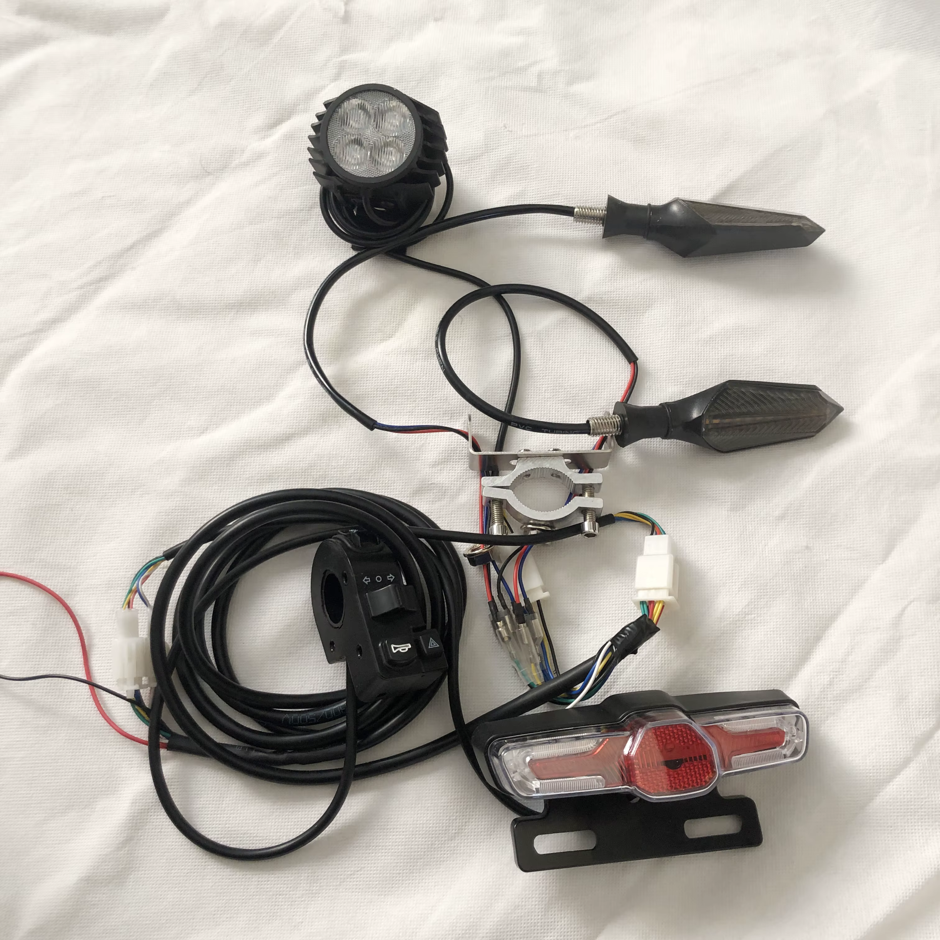 Clignotant LED 48v 60v pour vélo et Scooter électrique, clignotant étanche pour moto, clignotant pou